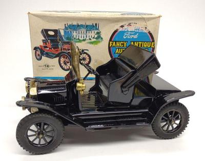 Japan Fancy Antique Ford Model T Friction Toy Car