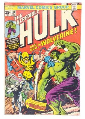 Incredible Hulk #181 Marvel Comic w/ Stamp