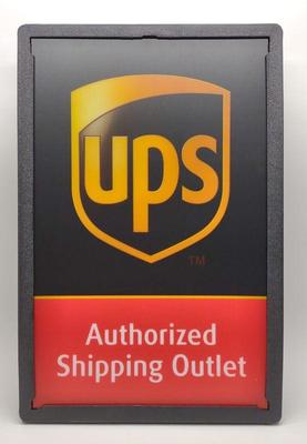 UPS Authorized Shipping Outlet Advertising Sign