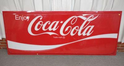 Large 80" Coca-Cola Advertising Store Sign