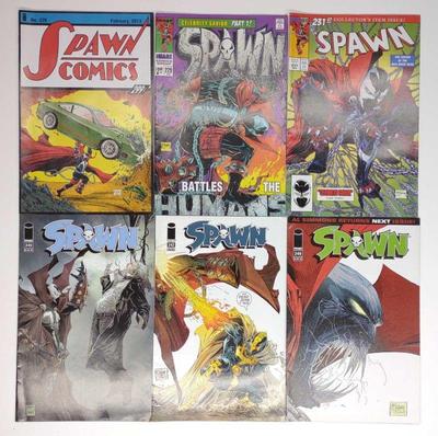 (6) Spawn Comic Books (#228,229,231,240,242,249)