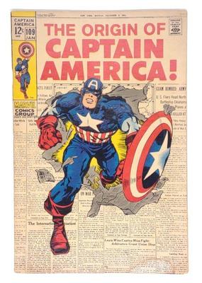 Captain America #109 Marvel Comic Book