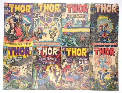 (7) Mighty Thor #127-138 Marvel Comic Books