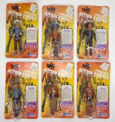 6 Empire Toys Legends Of The West Action Figures