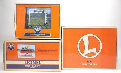 3 Lionel #6-14094, #419R & #164 Train Accessories