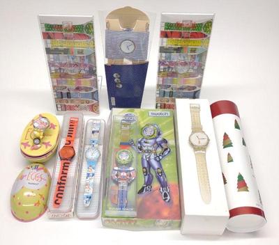 8 Swatch Swiss Made Wrist Watches