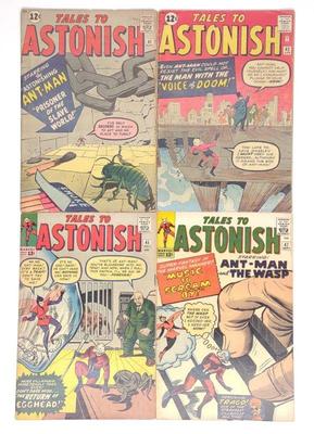 4 Tales to Astonish #41, 42, 45, 47 Marvel Comics