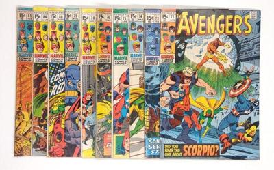 Sale Photo Thumbnail #338: (10) Avengers #72-85 Marvel Comics