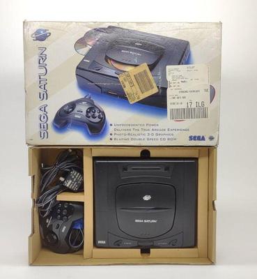 Vintage Sega Saturn Console In Original Box