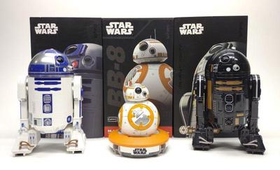 3 Sphero Star Wars Droids (R2-D2, R2-Q5, & BB-8)