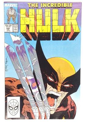 Incredible Hulk #340 Marvel Comic Book