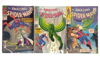 (3) Amazing Spider-Man #44, 48, & 49 Marvel Comics