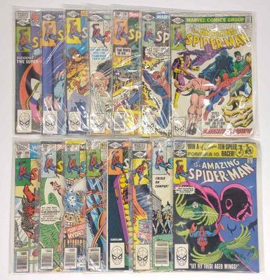 (15) Amazing Spider-Man #209-224 Marvel Comics