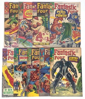 (9) Fantastic Four #60-69 Marvel Comics