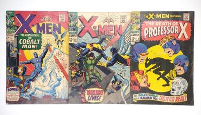 (3) X-Men #31, 36, & 42 Marvel Comic Books