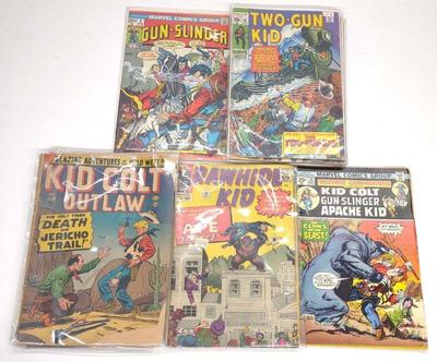 (21) Marvel Silver & Bronze Age Western Comics
