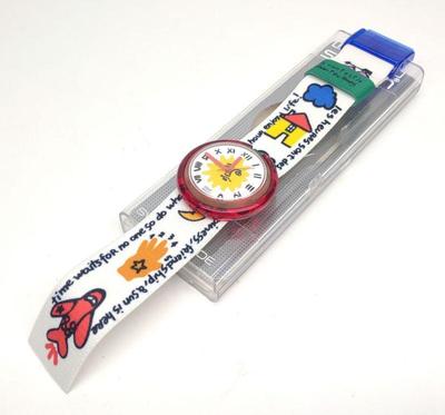 Vintage Pop Swatch PWK190 "Enjoy It" Wrist Watch