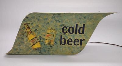 Vintage Miller High Life Cold Beer Lighted Sign