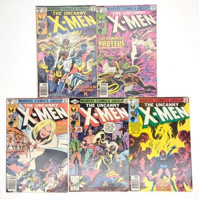 (5) X-Men #126-134 Marvel Comic Books