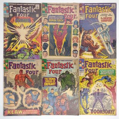 (6) Fantastic Four #52-59 Marvel Comics