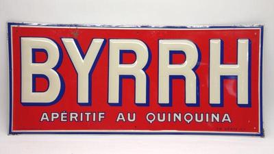 French Bryyh Single Sided Tin Advertising Sign