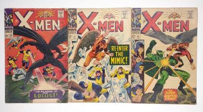 (3) X-Men #24, 27, & 29 Marvel Comic Books