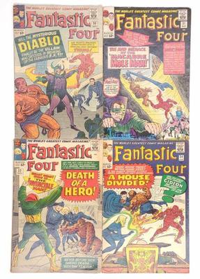 (4) Fantastic Four #30-34 Marvel Comics