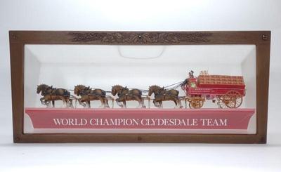 34" Budweiser Champion Clydesdale Advertising Sign