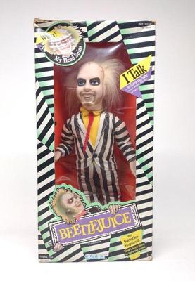 1989 Beetlejuice Pull String Toy Figure w/ Box