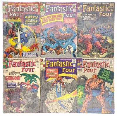 (6) Fantastic Four #40-51 Marvel Comics