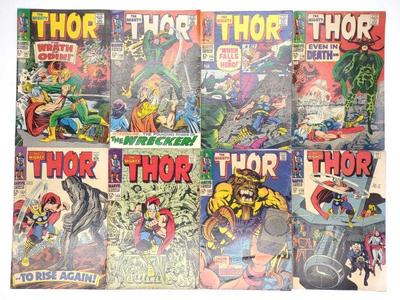 (8) Mighty Thor #147-156 Marvel Comics (1966)