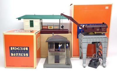 3 Lionel Toy Railroad Accessories w/ Boxes