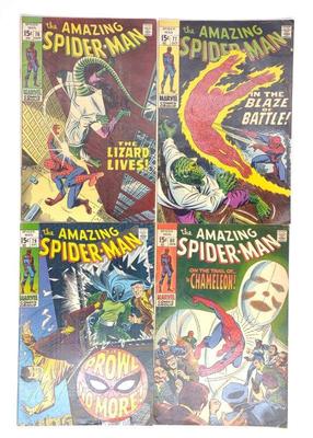 4 Amazing Spider-Man #76, 77, 79, 80 Marvel Comics