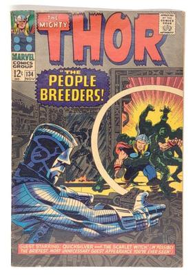 Mighty Thor #134 Marvel Comic Book