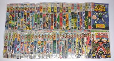 (62) Captain Marvel #1-62 Comics (Complete, 1968)
