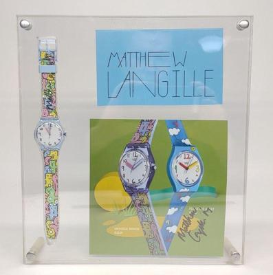 Matthew Langille Signed Swatch GS136 Snuggle Watch