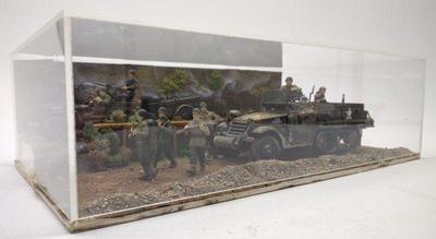 WWII US Military Toy Soldier Diorama