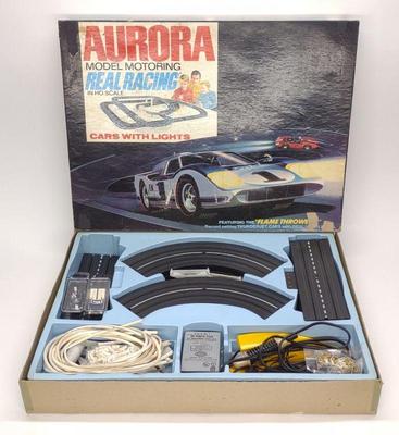 Vintage Aurora Real Racing Slot Car Toy Set (1970)