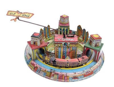 Marx Tin Litho New York City Express Wind-up Toy