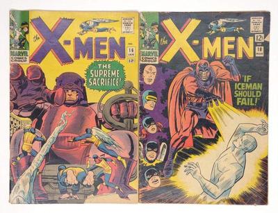 X-Men #16 & #18 Marvel Comic Books