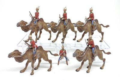 11 Heyde British Army Camel Corp Lead Toy Soldiers