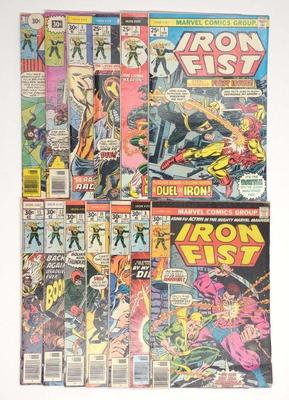 (13) Iron Fist #1-15 Marvel Comics (1975)