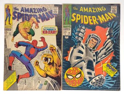 (2) Amazing Spider-Man #57 & #58 Marvel Comics