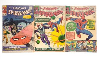 (3) Amazing Spider-Man #22, 36, & 38 Marvel Comics