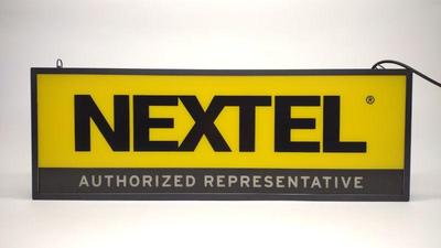 Nextel Double Sided Lighted Advertising Sign