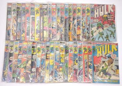 (40) Incredible Hulk #132-189 Marvel Comics