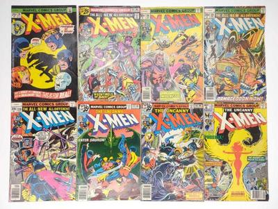 (8) X-Men #90-125 Marvel Comics