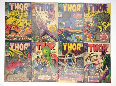 (8) Mighty Thor #139-146 Marvel Comics (1966)