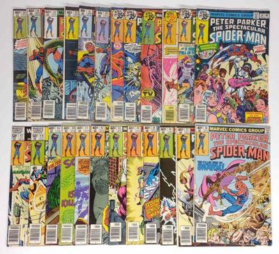 Sale Photo Thumbnail #425: (24) Spectacular Spider-Man #24-47 Marvel Comics