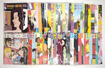 (59) Love & Rockets Adult Comic Books